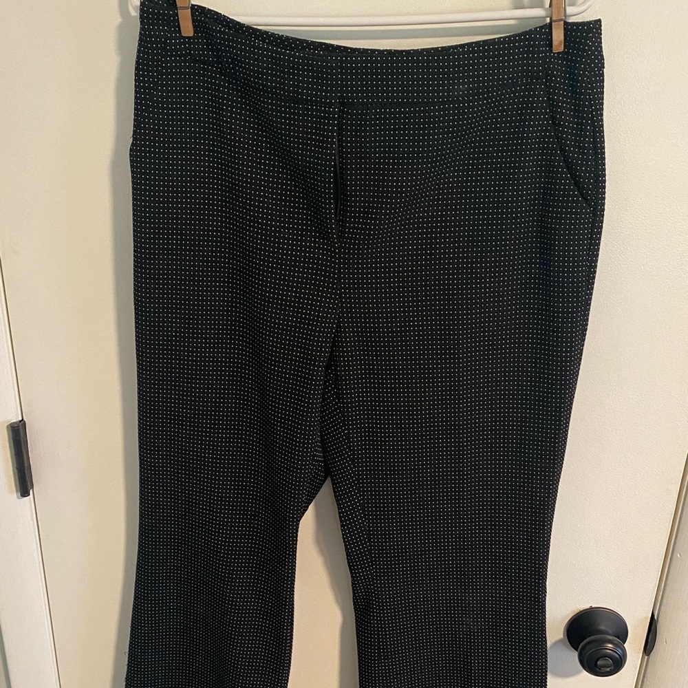 Chico’s Pant Black & White Dots